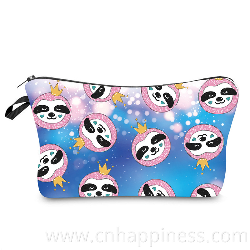 2022 Adorable Roomy Beauty Makeup Bags Travel Waterproof Toiletry Bag Accessories Organizer Gifts Sloth Cosmetic Bag